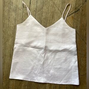 Weekday baby pink spaghetti tank